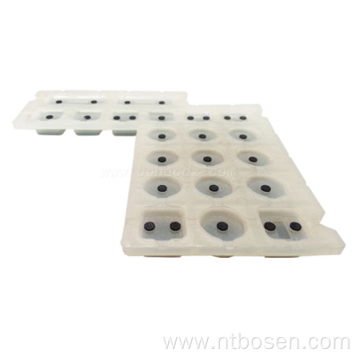 Custom Epoxy Resin Clear Transmittance Silicone Keypad